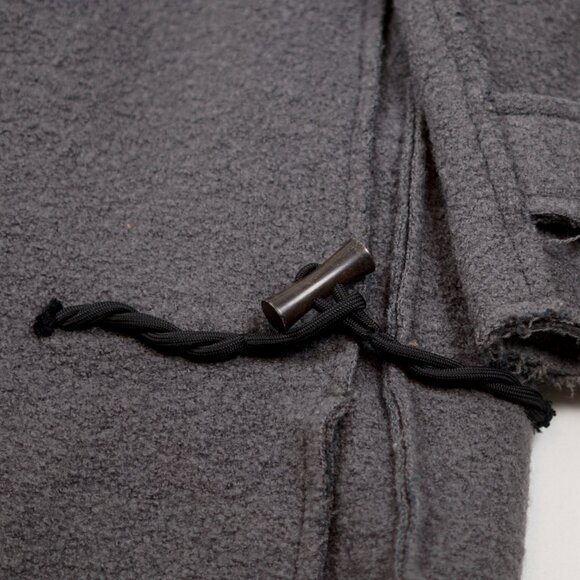 Solid Homme Heavy Wool Duffle-Style Coat — Size 50 (KR 105) — Made in Korea - Picture 4 of 14